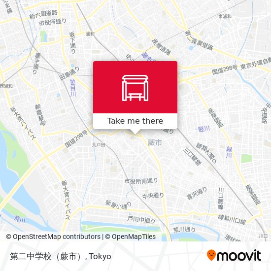 第二中学校（蕨市） map