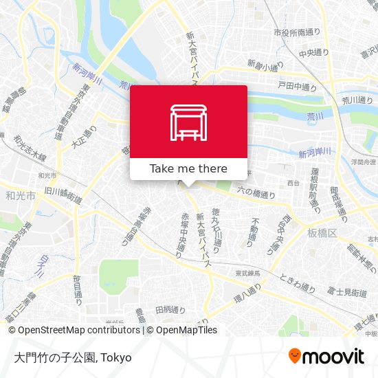 大門竹の子公園 map