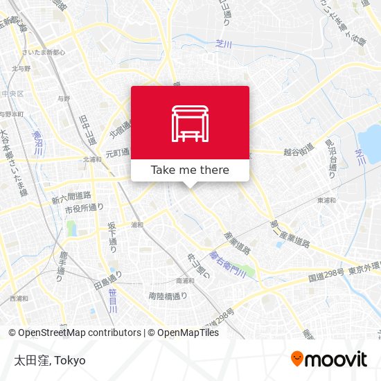 太田窪 map