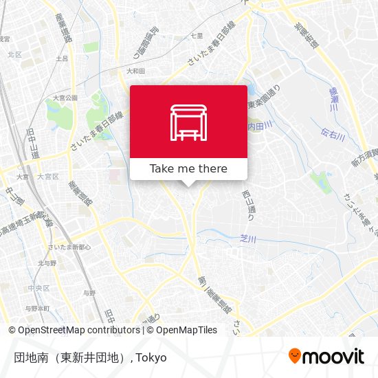 団地南（東新井団地） map
