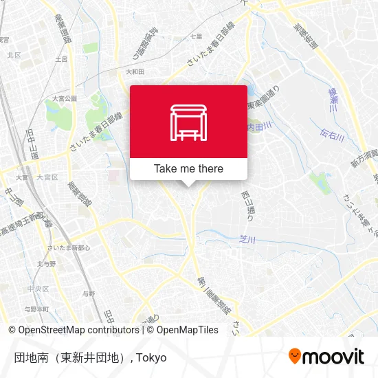 団地南（東新井団地） map