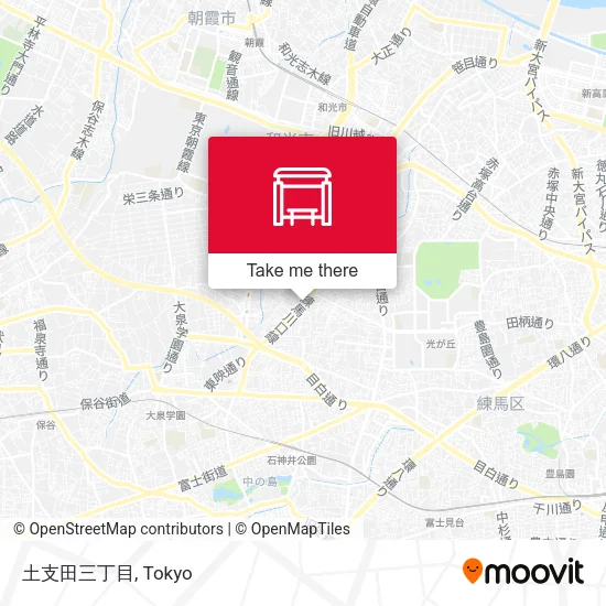 土支田三丁目 map