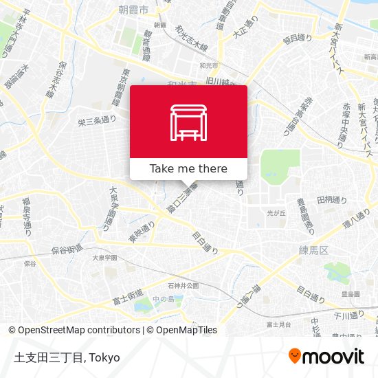 土支田三丁目 map