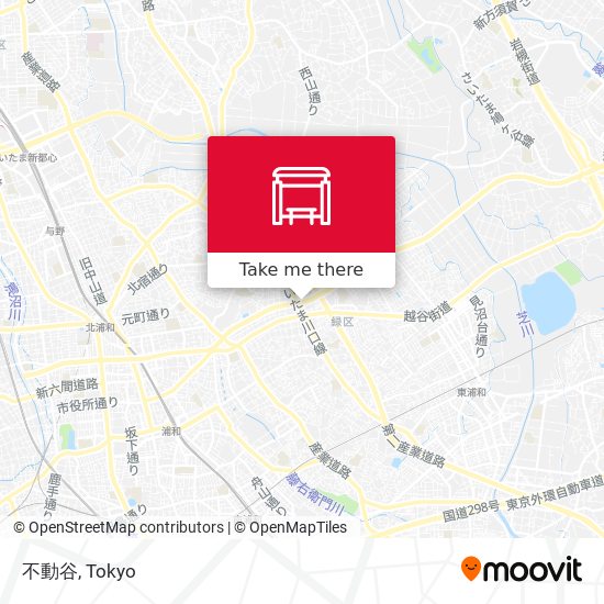 不動谷 map