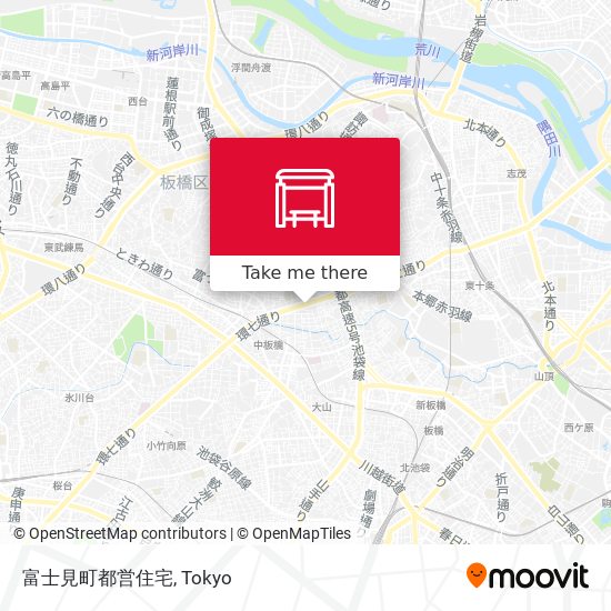 富士見町都営住宅 map