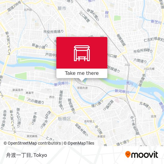 舟渡一丁目 map