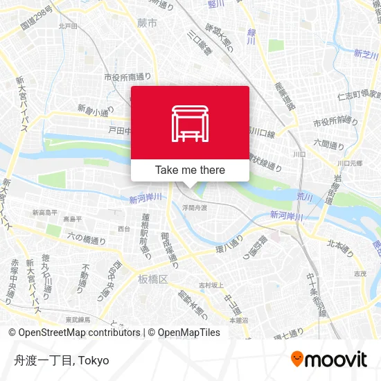 舟渡一丁目 map