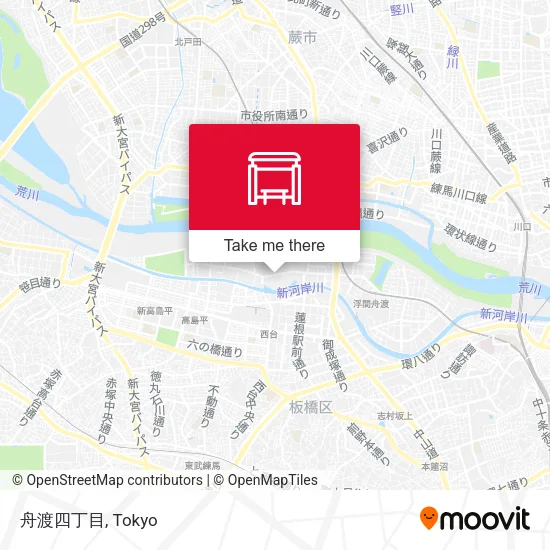 舟渡四丁目 map