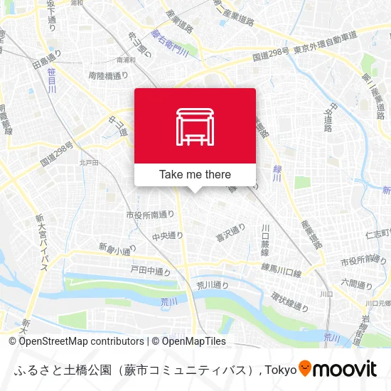 ふるさと土橋公園（蕨市コミュニティバス） map