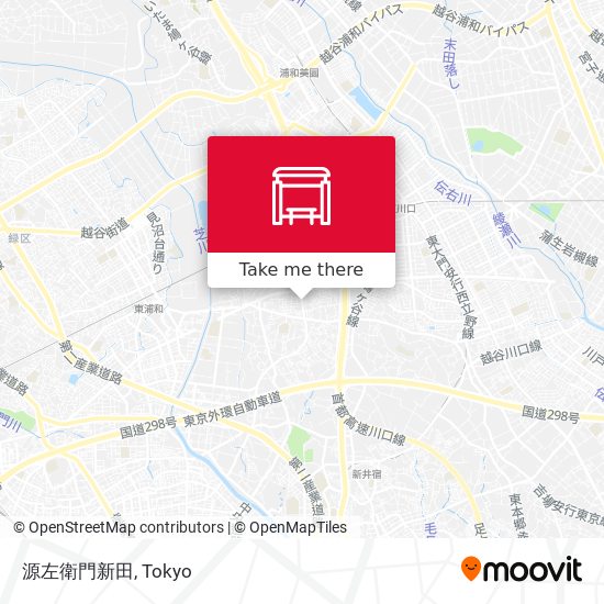 源左衛門新田 map