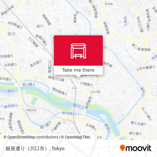銀座通り（川口市） map