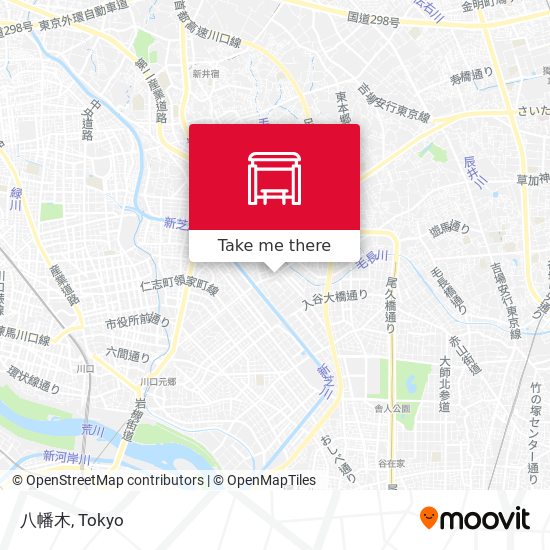 八幡木 map