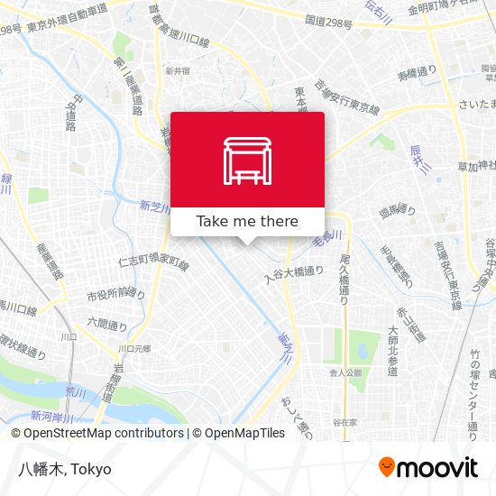 八幡木 map