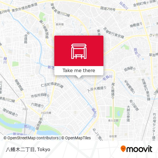八幡木二丁目 map