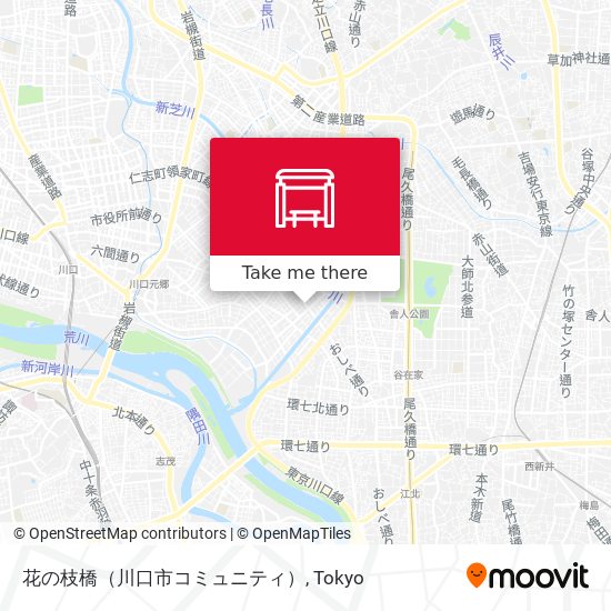 花の枝橋（川口市コミュニティ） map