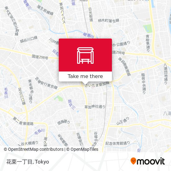 花栗一丁目 map
