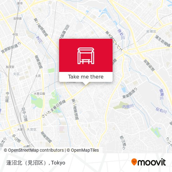 蓮沼北（見沼区） map