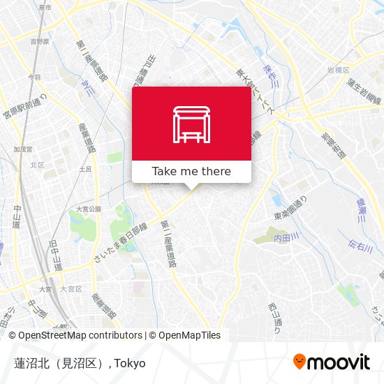 蓮沼北（見沼区） map