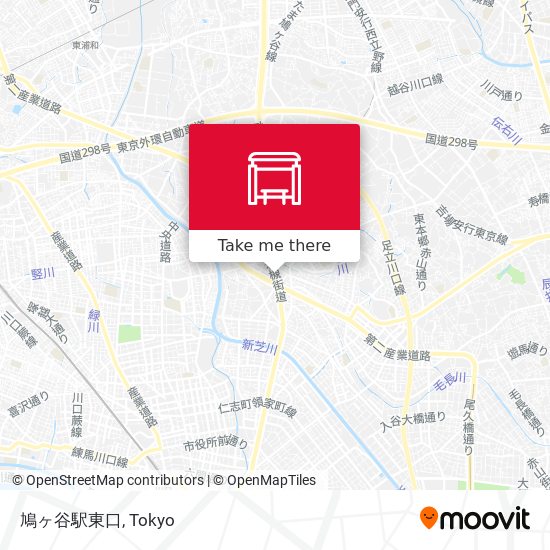 鳩ヶ谷駅東口 map