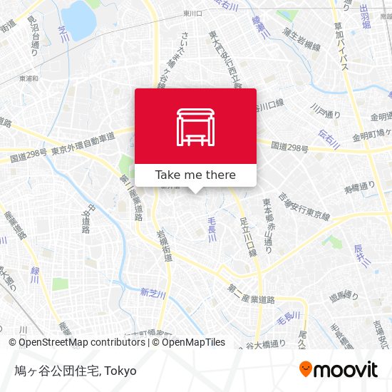 鳩ヶ谷公団住宅 map