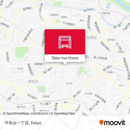 平和台一丁目 map