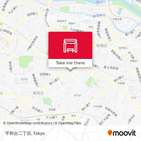 平和台二丁目 map