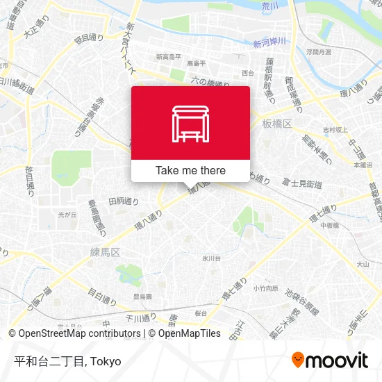 平和台二丁目 map