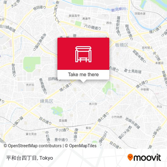 平和台四丁目 map