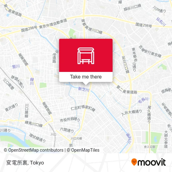変電所裏 map