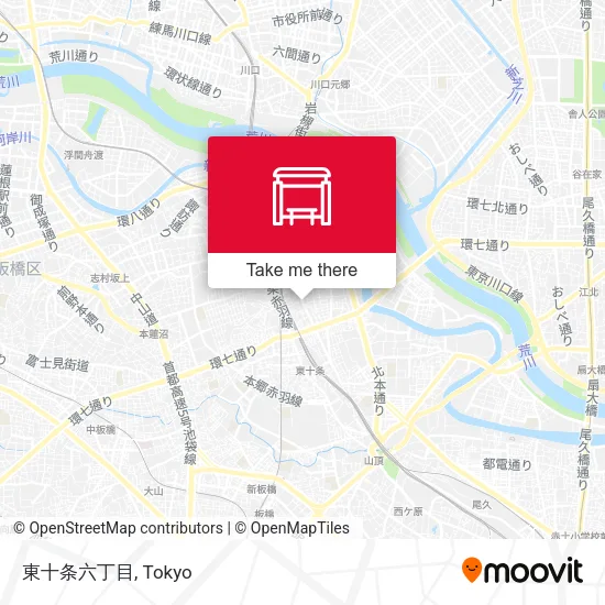 Higashi-Jujo 6-chome map