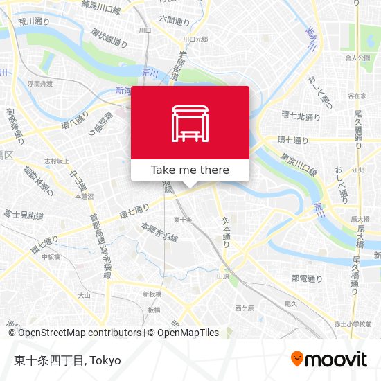 東十条四丁目 map