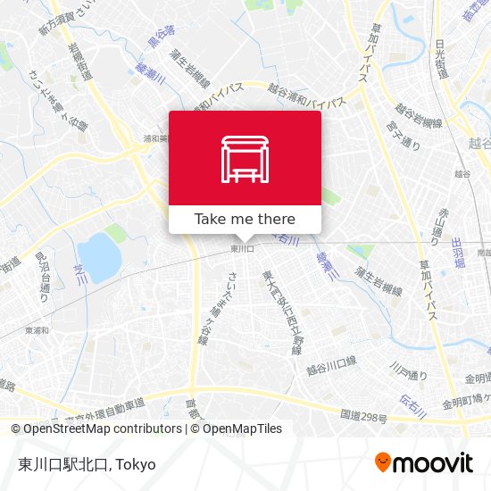 東川口駅北口 map
