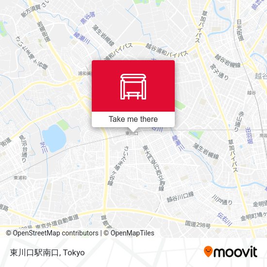 東川口駅南口 map