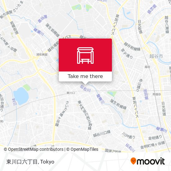 東川口六丁目 map
