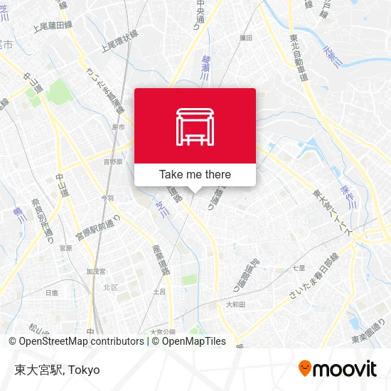 東大宮駅 map