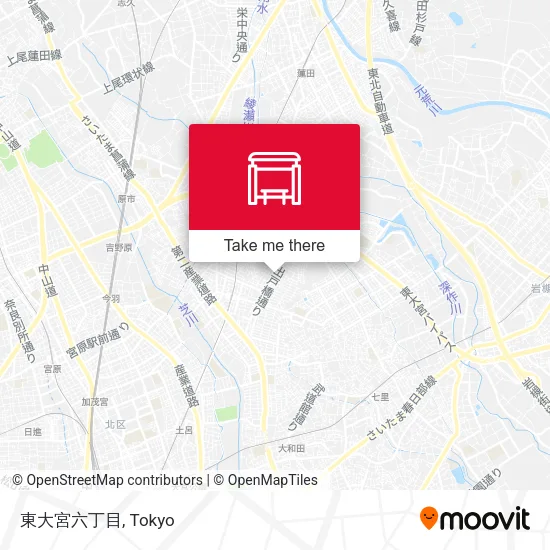 東大宮六丁目 map