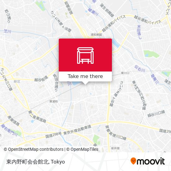 東内野町会会館北 map
