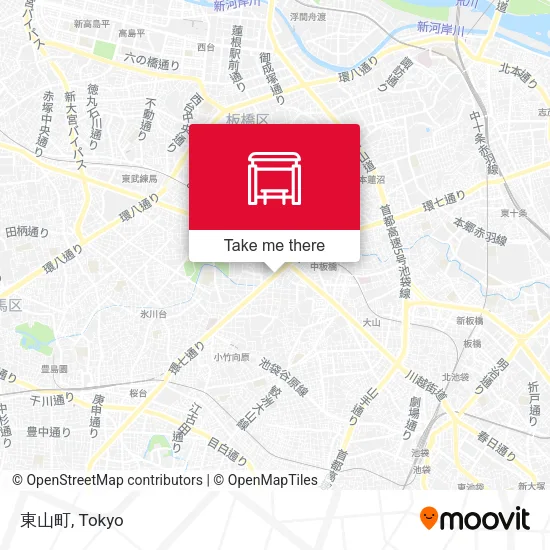 東山町 map
