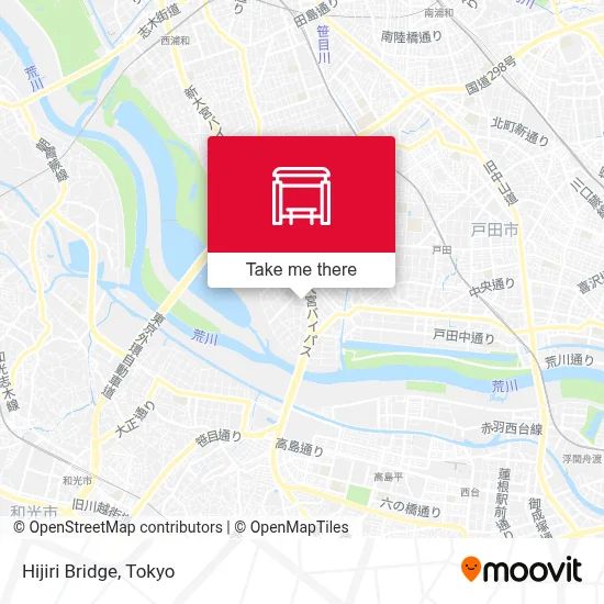 Hijiri Bridge map