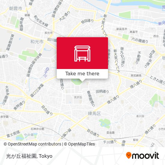 光が丘福祉園 map