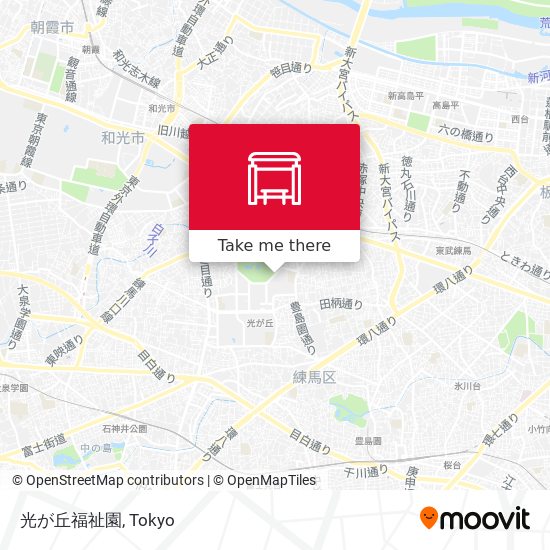 光が丘福祉園 map