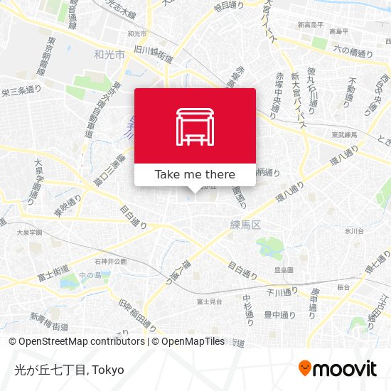 光が丘七丁目 map