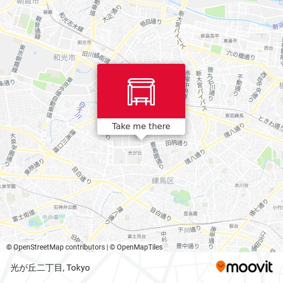 光が丘二丁目 map