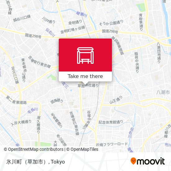 氷川町（草加市） map