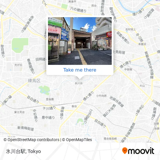 氷川台駅 map