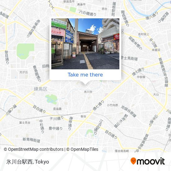 氷川台駅西 map