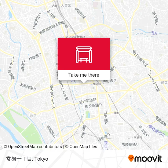 常盤十丁目 map