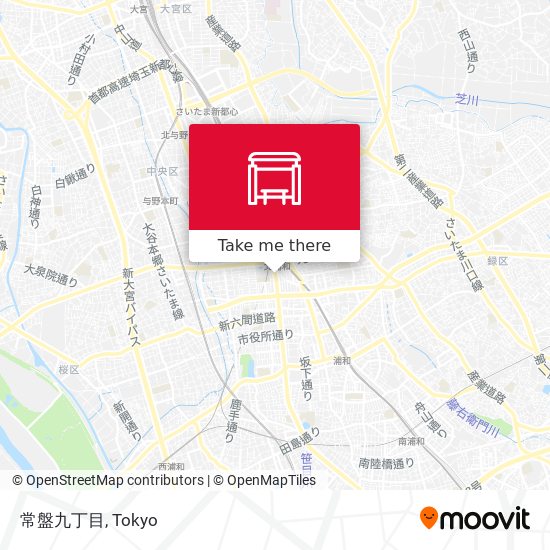 常盤九丁目 map
