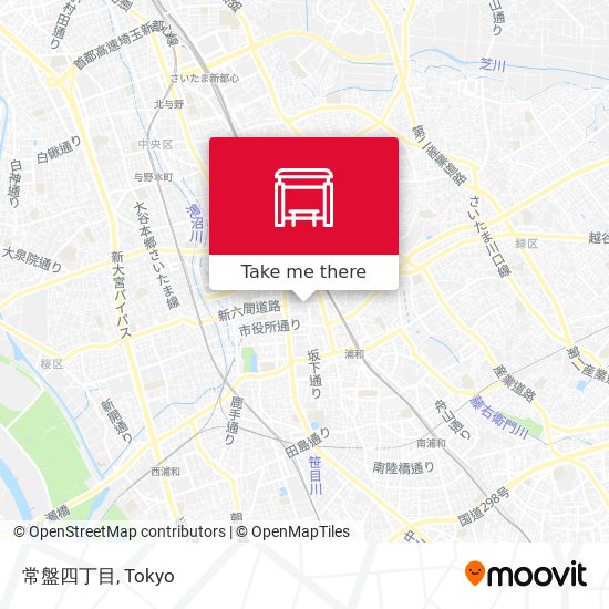 常盤四丁目 map