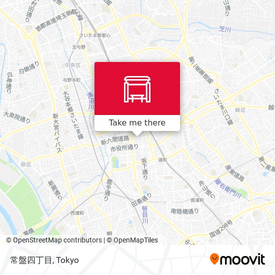 常盤四丁目 map